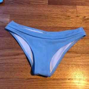 Blue bikini bottoms